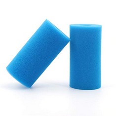 26 X KUNGFU MALL 2PCS SWIMMING POOL FILTER REUSABLE WASHABLE POOL FILTER FOAM SPONGE CARTRIDGE FOR INTEX TYPE A - TOTAL RRP £108::: LOCATION - B RACK