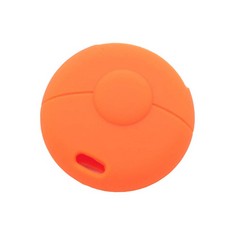 28 X BROVACS SILICONE COVER PROTECTOR CASE HOLDER SKIN JACKET COMPATIBLE WITH BENZ SMART 1 BUTTON REMOTE KEY FOB CV 9953 ORANGE - TOTAL RRP £121::: LOCATION - B RACK