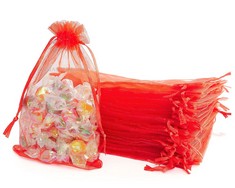 QUANTITY OF ASSORTED ITEMS TO INCLUDE XMASOLDECOR 30PCS RED ORGANZA GIFT BAGS 7X9CM SMALL JEWELLERY BAGS WEDDING FAVOURS BAGS DRAWSTRING GIFT BAG FOR CANDY, LAVENDER, ANNIVERSARY AND BABY SHOWER: LOC