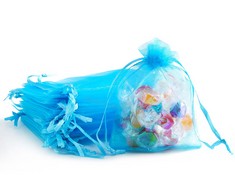 QUANTITY OF ITEMS TO INCLUDE  XMASOLDECOR 30PCS LAKE BLUE ORGANZA GIFT BAGS 10X15CM LARGE JEWELLERY BAGS WEDDING FAVOURS BAGS DRAWSTRING GIFT BAG FOR CANDY, LAVENDER, ANNIVERSARY AND BABY SHOWER - TO