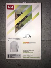 QUANTITY OF ITEMS TO INCLUDE LIFA BASELAYER WHITE LONG SLEEVE TOP SIZE L : LOCATION - C RACK