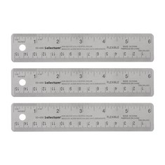 QUANTITY OF ASSORTED ITEMS TO INCLUDE SOURCING MAP 3PCS STAINLESS STEEL RULERS WITH NON-SKID BACKING 15CM/6" INCH AND METRIC METAL RULER STRAIGHT EDGE MEASURING TOOL: LOCATION - TABLES