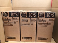 3 X BOXES OF 2 X BATMAN ACTION FIGURES: LOCATION - BLUE RACK