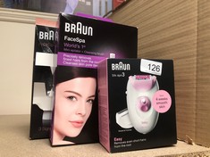 QUANTITY OF HEALTH & BEAUTY ITEMS TO INCLUDE BRAUN SILK-ÉPIL 3 EPILATOR SE3-031: LOCATION - A