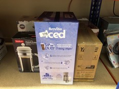 QUANTITY OF KITCHEN & APPLIANCES ITEMS TO INCLUDE BREVILLE ICED COFFEE MAKER | SINGLE SERVE ICED COFFEE MACHINE PLUS COFFEE CUP WITH STRAW | READY IN UNDER 4 MINUTES | GREY [VCF155]: LOCATION - A