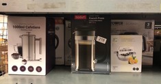 QUANTITY OF KITCHEN & APPLIANCES ITEMS TO INCLUDE BODUM CAFFETTIERA COFFEE MAKER, BLACK, 8 CUP: LOCATION - B