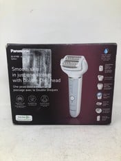 PANASONIC ES-EY90-A511 WET AND DRY EPILATOR, DOUBLE DISC WITH 60 TWEEZERS, FLEXIBLE 90 DEGREES PIVOTING HEAD, 3 SPEED SETTING AND LED LIGHT, UP TO 30 MINUTES OPERATION TIME.: LOCATION - A