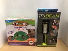 QUANTITY OF ITEMS TO INCLUDE POP N PLAY INTERACTIVE CAT TOY: LOCATION - B