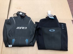 QUANTITY OF SPORTS & EXERCISE ITEMS TO INCLUDE OSPREY MEN'S OSP M - ORIGIN SHORTY WETSUIT, BLACK, XS UK: LOCATION - C