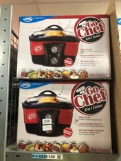 GO CHEF MULTI COOKER - 5L 8 IN 1 ELECTRIC SLOW COOKER POT, ROAST, SLOW COOK, STEAM, POACH, FRY, BOIL, BAKE AND FONDUE - EASY TO USE, NON STICK - GREAT RICE COOKER AND DEEP FAT FRYER: LOCATION - C