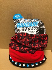 QUANTITY OF BANDANAS TO INCLUDE PINK BANDARF FLEECE: LOCATION - C