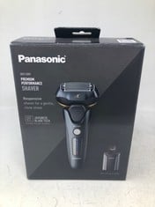 PANASONIC ES-LV97 5-BLADE WET & DRY ELECTRIC SHAVER FOR MEN, RECHARGEABLE, RESPONSIVE BEARD SENSOR, MULTI-FLEX 16D HEAD, AUTO CLEANING, CHARGING STAND, GIFT FOR MEN (2 PIN UK PLUG).:: LOCATION - A