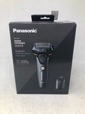 PANASONIC ES-LV97 5-BLADE WET & DRY ELECTRIC SHAVER FOR MEN, RECHARGEABLE, RESPONSIVE BEARD SENSOR, MULTI-FLEX 16D HEAD, AUTO CLEANING, CHARGING STAND, GIFT FOR MEN (2 PIN UK PLUG).:: LOCATION - A