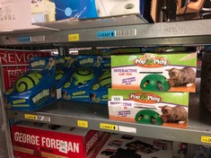 QUANTITY OF PET PRODUCTS ITEMS TO INCLUDE POP N PLAY INTERACTIVE CAT TOY: LOCATION - D