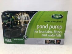 BLAGDON WATER MOVEMENT POND PUMP: LOCATION - A