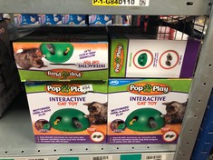 8 X POP N PLAY INTERACTIVE CAT TOY.: LOCATION - E