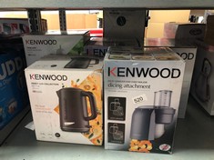 QUANTITY OF ITEMS TO INCLUDE KENWOOD MGX400 CHEF / MAJOR MGX40 DICING ATTACHMENT - GREY: LOCATION - F