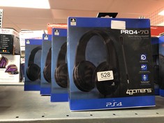 4 X PRO4-70 WIRED STEREO GAMING HEADSET PS4.: LOCATION - F