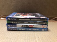 QUANTITY OF TECH & GAMING ITEMS TO INCLUDE FAST & FURIOUS CROSSROADS (PS4): LOCATION - F