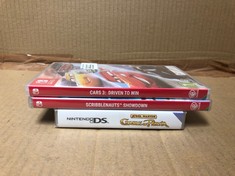 QUANTITY OF TECH & GAMING ITEMS TO INCLUDE CARS 3: DRIVEN TO WIN (CODE IN BOX) (NINTENDO SWITCH): LOCATION - F