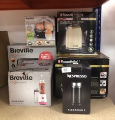 QUANTITY OF KITCHEN & APPLIANCES ITEMS TO INCLUDE NESPRESSO AEROCCINO 3 MILK FROTHER BLACK - COMPLETE STANDALONE UNIT: LOCATION - A