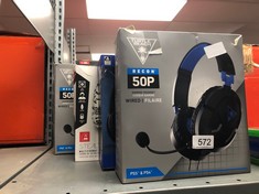 QUANTITY OF TECH & GAMING ITEMS TO INCLUDE TURTLE BEACH RECON 50P GAMING HEADSET FOR PS5, PS4, XBOX SERIES X|S, XBOX ONE, NINTENDO SWITCH, & PC: LOCATION - F