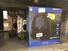 QUANTITY OF TECH & GAMING ITEMS TO INCLUDE PRO4-70 WIRED STEREO GAMING HEADSET PS4: LOCATION - F