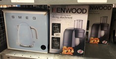 QUANTITY OF KITCHEN & APPLIANCES ITEMS TO INCLUDE KENWOOD MGX400 CHEF / MAJOR MGX40 DICING ATTACHMENT - GREY: LOCATION - F