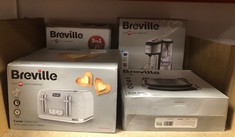 QUANTITY OF KITCHEN & APPLIANCES ITEMS TO INCLUDE - X BREVILLE SANDWICH/PANINI PRESS & TOASTIE MAKER | 3-SLICE | NON-STICK-COATED ALUMINIUM PLATES | STAINLESS STEEL [VST025], SILVER: LOCATION - A