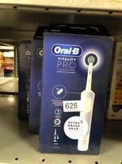 QUANTITY OF HEALTH & BEAUTY ITEMS TO INCLUDE ORAL-B VITALITY PRO ELECTRIC TOOTHBRUSHES ADULTS, 1 HANDLE, 2 TOOTHBRUSH HEADS, 3 BRUSHING MODES INCLUDING SENSITIVE PLUS, 2 PIN UK PLUG, BLUE: LOCATION -