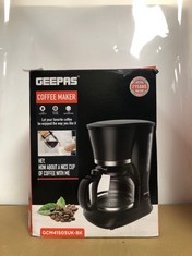 QUANTITY OF ITEMS TO INCLUDE GEEPAS 1.5L FILTER COFFEE MACHINE | 800W COFFEE MAKER FOR INSTANT COFFEE, ESPRESSO, MACCHIATO & MORE | BOIL-DRY PROTECTION, ANTI-DRIP FUNCTION, AUTOMATIC TURN-OFF FEATURE