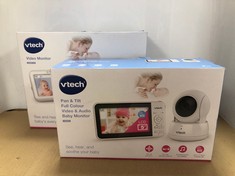 VTECH VM924 VIDEO BABY MONITOR WITH CAMERA, PAN & TILT, BABY MONITOR WITH 5" LCD SCREEN,UP TO 17 HRS BATTERY LIFE,1.33X ZOOM,NIGHT VISION,300M LONG RANGE,SOOTHING SOUNDS,2-WAY TALK,SECURED TRANSMISSI