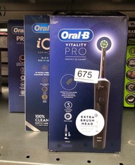 QUANTITY OF HEALTH & BEAUTY ITEMS TO INCLUDE ORAL-B VITALITY PRO ELECTRIC TOOTHBRUSHES FOR ADULTS, FOR HIM / HER, 1 HANDLE, 2 TOOTHBRUSH HEADS, 3 BRUSHING MODES INCLUDING SENSITIVE PLUS, 2 PIN UK PLU