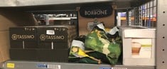 QUANTITY OF FOOD & DRINK ITEMS TO INCLUDE TAYLORS OF HARROGATE RICH ITALIAN COFFEE BEANS, 1KG - SOME MAY BE PAST BEST BEFORE: LOCATION - H