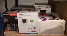 QUANTITY OF KITCHEN & APPLIANCES ITEMS TO INCLUDE BOSCH DESIGNLINE PLUS TWK4P437GB STAINLESS STEEL CORDLESS KETTLE,1.7 LITRES, 3000 W - CREAM: LOCATION - A