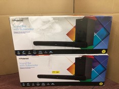 2 X POLAROID SOUNDBAR WITH SUBWOOFER: LOCATION - J