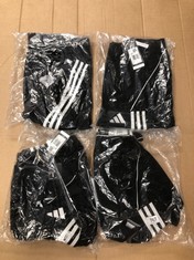 QUANTITY OF CLOTHING AND APPAREL TO INCLUDE ADIDAS 3/4 SHORTS MENS BLACK L: LOCATION - J