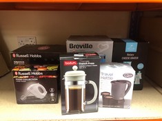 QUANTITY OF KITCHEN & APPLIANCES ITEMS TO INCLUDE BODUM CAFFETTIERA COFFEE MAKER, BLACK, 8 CUP: LOCATION - A