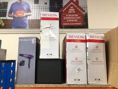 QUANTITY OF HEALTH & BEAUTY ITEMS TO INCLUDE REVLON ONE-STEP HAIR DRYER AND VOLUMISER FOR MID TO LONG HAIR (ONE-STEP, 2-IN-1 STYLING TOOL, IONIC AND CERAMIC TECHNOLOGY, UNIQUE OVAL DESIGN) RVDR5222: