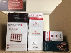 QUANTITY OF HEALTH & BEAUTY ITEMS TO INCLUDE REVLON ONE-STEP HAIR DRYER AND VOLUMISER FOR MID TO LONG HAIR (ONE-STEP, 2-IN-1 STYLING TOOL, IONIC AND CERAMIC TECHNOLOGY, UNIQUE OVAL DESIGN) RVDR5222: