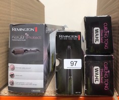 QUANTITY OF HEALTH & BEAUTY ITEMS TO INCLUDE REMINGTON BLOW DRY & STYLE AIR STYLER - FOR SHORTER HAIR (2 ATTACHMENTS, 19MM BRUSH, 25MM SOFT BRISTLE BRUSH, 2 HEAT SETTINGS, 2 SPEED SETTINGS, SWIVEL CO