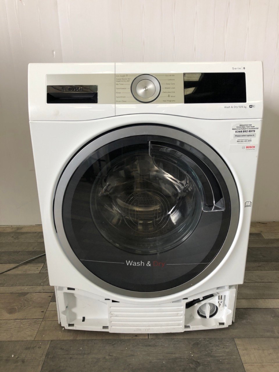 BOSCH SERIES 8 WASH & DRY 10/6 KG: LOCATION - PHOTO BOOTH(COLLECTION OR OPTIONAL DELIVERY AVAILABLE)