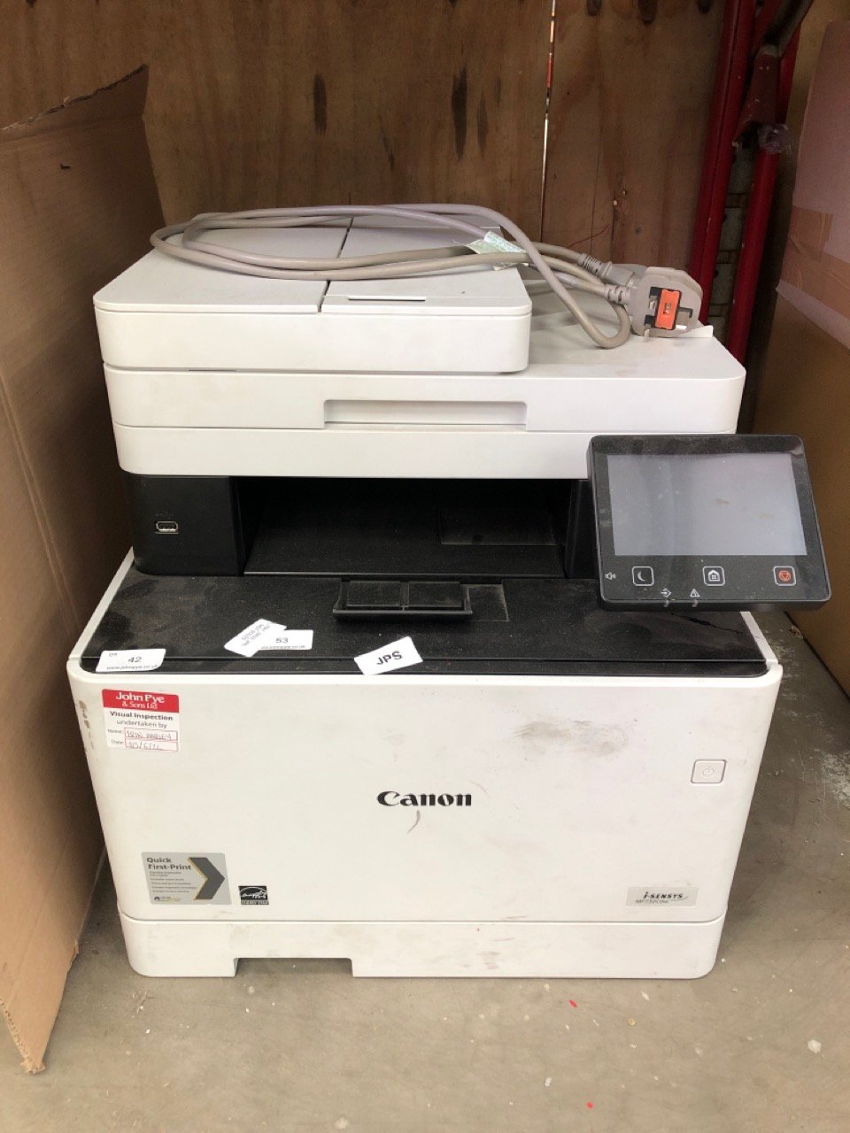 CANON I-SENSYS PRINTER MODEL MF732CDW:: LOCATION - LEFT RACK(COLLECTION OR OPTIONAL DELIVERY AVAILABLE)