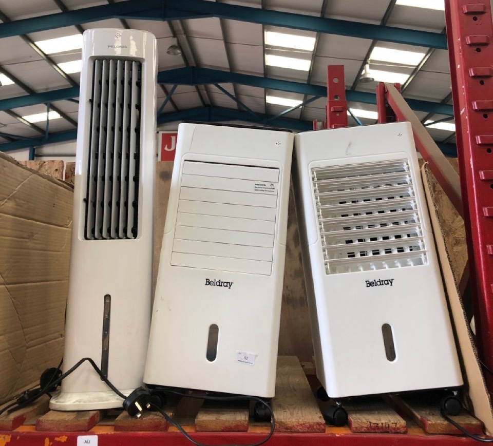 QUANTITY OF ASSORTED AIR CONDITIONERS TO INCLUDE BELDRAY ADJUSTABLE : LOCATION - LEFT RACK(COLLECTION OR OPTIONAL DELIVERY AVAILABLE)