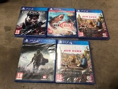 QUANTITY OF ASSORTED PS4 GAMES TO INCLUDE FARCRY NEW DAWN ID MAY BE REQUIRED - COLLECTION ONLY - LOCATION RIGHT RACK