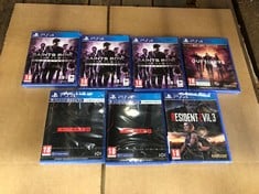 QUANTITY OF SEALED ASSORTED PS5 GAMES TO INCLUDE RESIDENT EVIL 3 PS4 ID MAY BE REQUIRED - COLLECTION ONLY - LOCATION RIGHT RACK