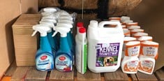 QUANTITY OF ASSORTED PET CLEANING PRODUCTS TO INCLUDE KENNEL DISINFECTANT 5L - COLLECTION ONLY - LOCATION RIGHT RACK