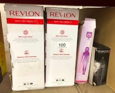 QUANTITY OF HEALTH & BEAUTY ITEMS TO INCLUDE REMINGTON BLOW DRY & STYLE AIR STYLER - FOR SHORTER HAIR (2 ATTACHMENTS, 19MM BRUSH, 25MM SOFT BRISTLE BRUSH, 2 HEAT SETTINGS, 2 SPEED SETTINGS, SWIVEL CO