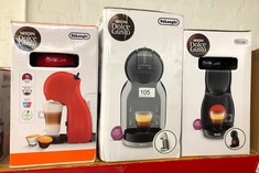 QUANTITY OF KITCHEN & APPLIANCES ITEMS TO INCLUDE NESCAFÉ DOLCE GUSTO DELONGHI PICCOLO XS POD CAPSULE COFFEE MACHINE, ESPRESSO, CAPPUCCINO AND MORE, EDG210.R,0.8 LITERS, RED AND BLACK EDG 210.R: LOCA