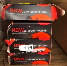 QUANTITY OF TECH & GAMING ITEMS TO INCLUDE NSW JC-20 CONTROLLERS FOR NINTENDO SWITCH: LOCATION - A